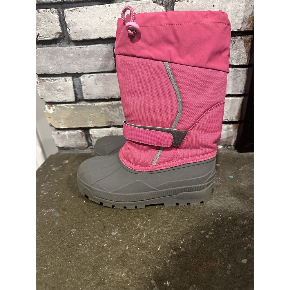 L.L. Bean Northwoods Waterproof Winter Boots Snow Pink Big Kids 4 $80 Retail